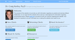 Desktop Screenshot of drkerley.com